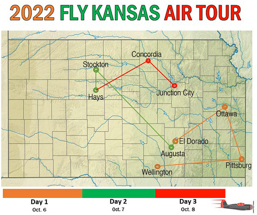 Fly Kansas Air Tour coming to Rooks County Airport Fri., Oct. 7